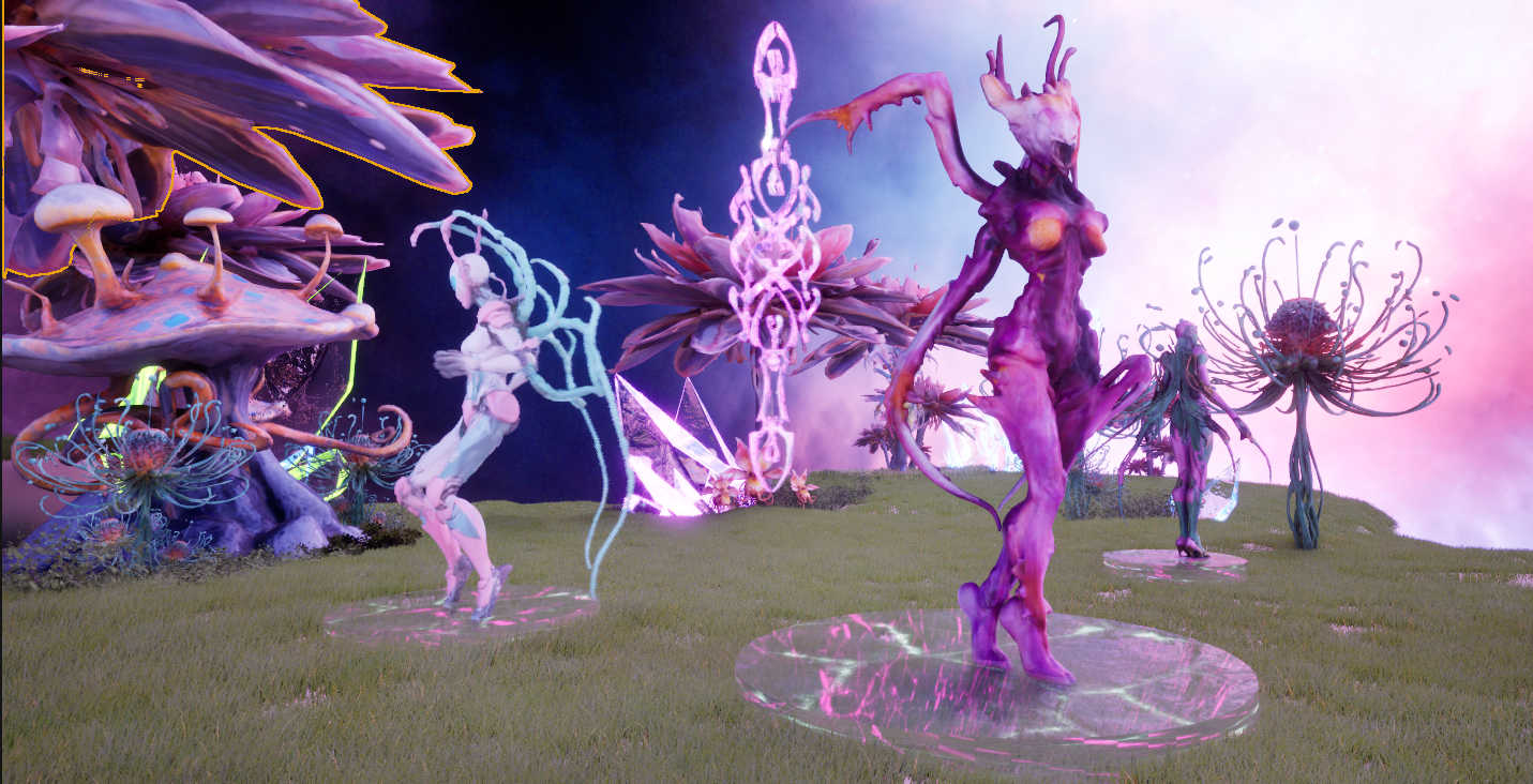 Ascendent form character concept render
